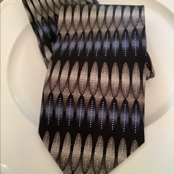 Necktie by Valerio Garati VG men’s brown blue nice designs very professional - Picture 4 of 10